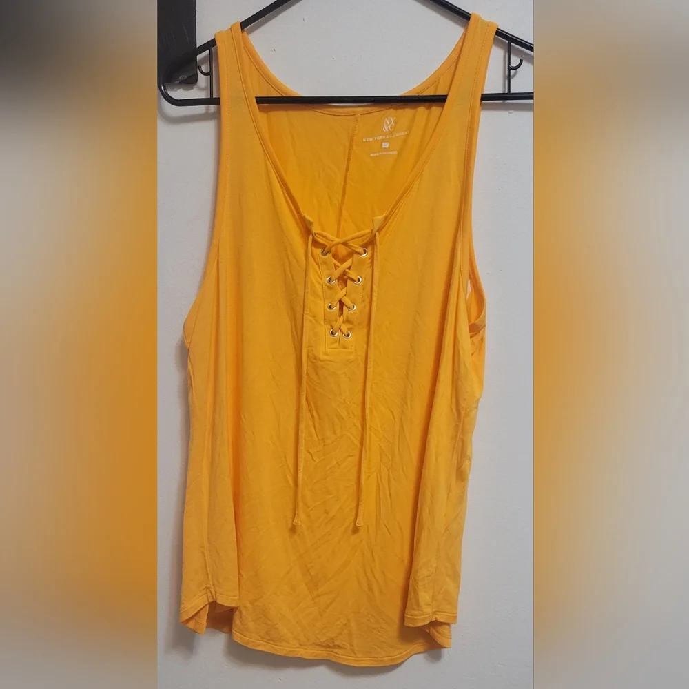 new york company tank top size m color orange - Picture 2 of 4